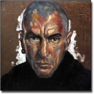 Self-portrait bald, 2004