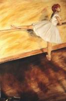 Painting, oil on canvas- Degas- Dancer