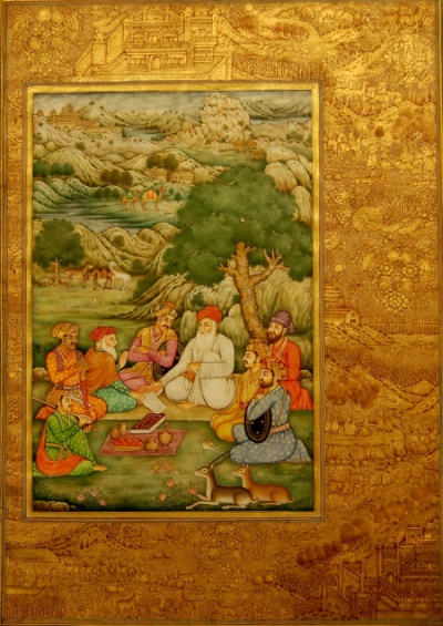 Mughal miniature- click for enlargement in new window