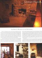 Villa magazine article about Paul Herman's house in the mountains, pg 3