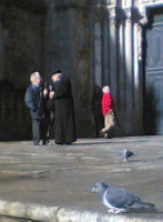 Priest & pigeon